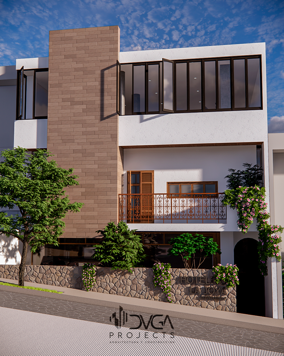 Hotelito La Joya — Fachada principal